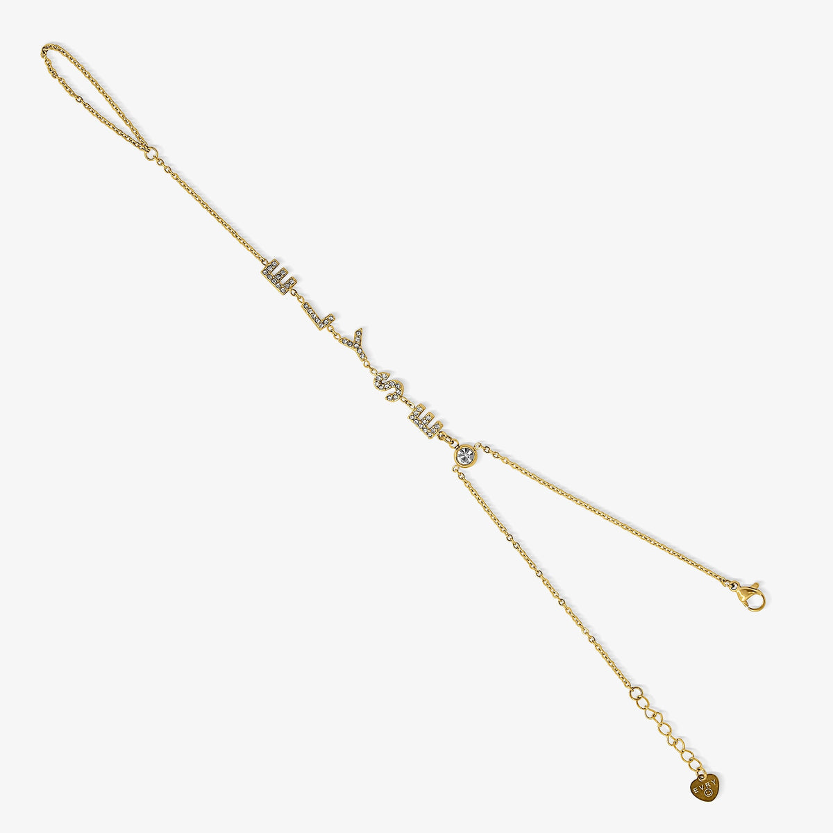 Custom/Personalized Pave Name Hand Chain