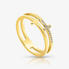 Divine Darling Cross Ring