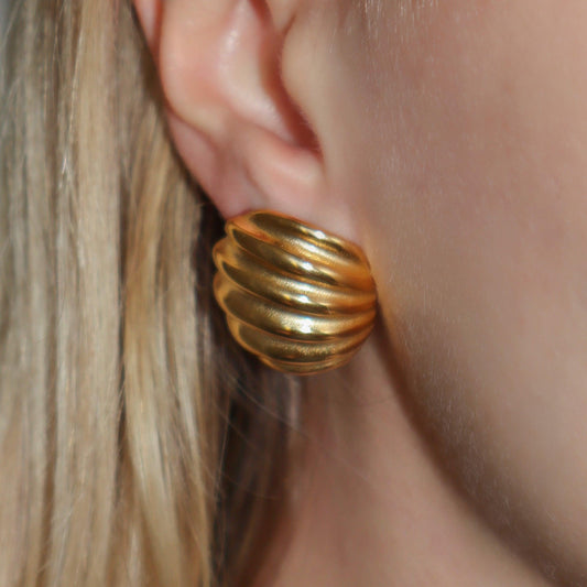 Flashback Dome Earrings