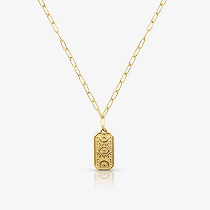 Lucky Eye Coin Necklace