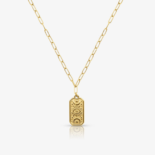 Lucky Eye Coin Necklace