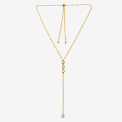 Touch of Glow Lariat Necklace